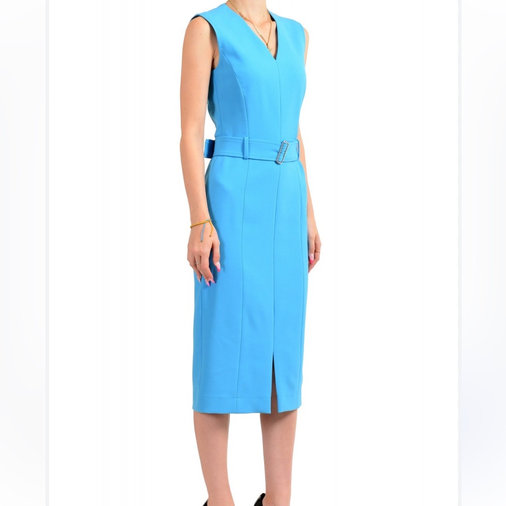 Boss Sky Blue Asymmetrical Dress